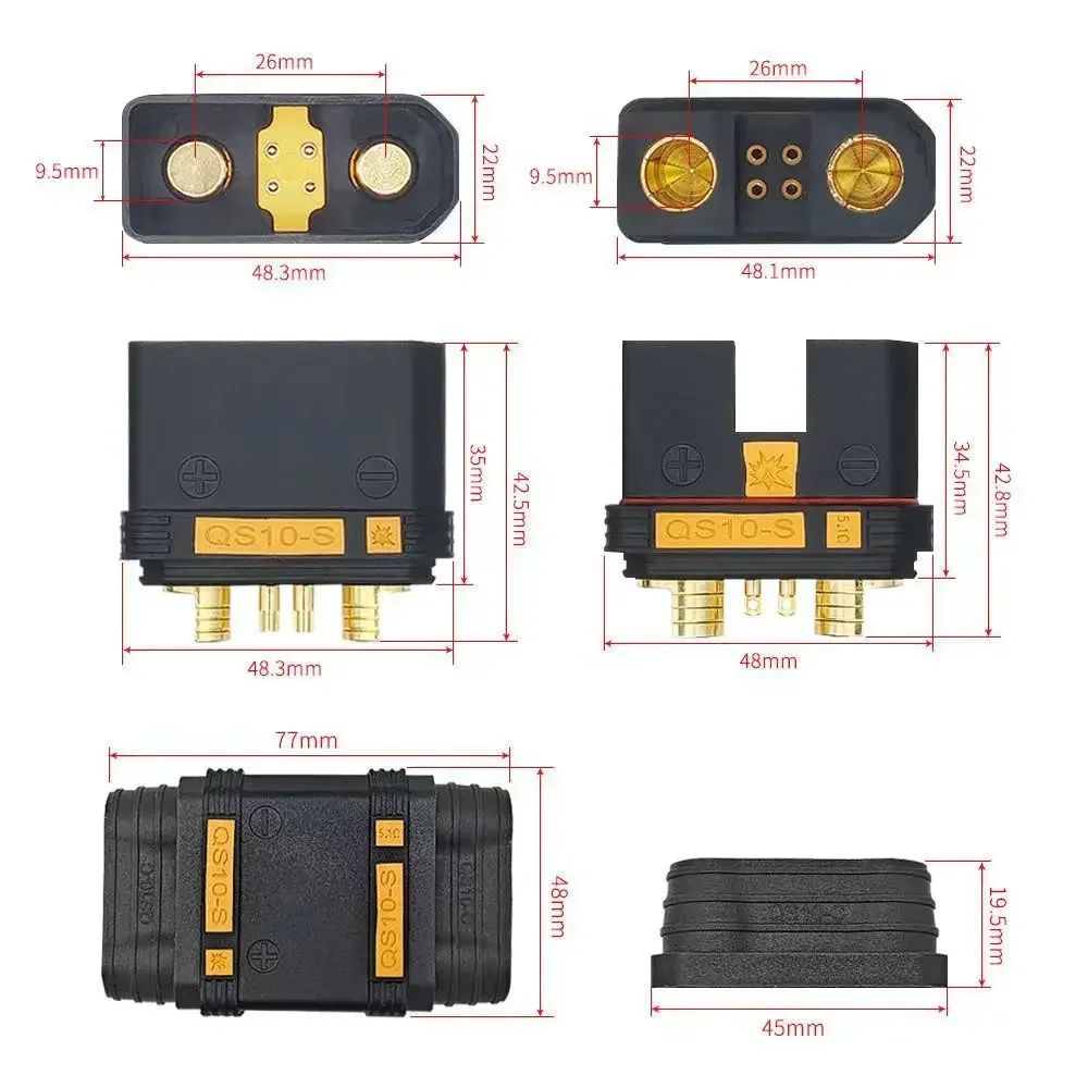 Soldável Automotivo, Masculino e Feminino Plug, Anti