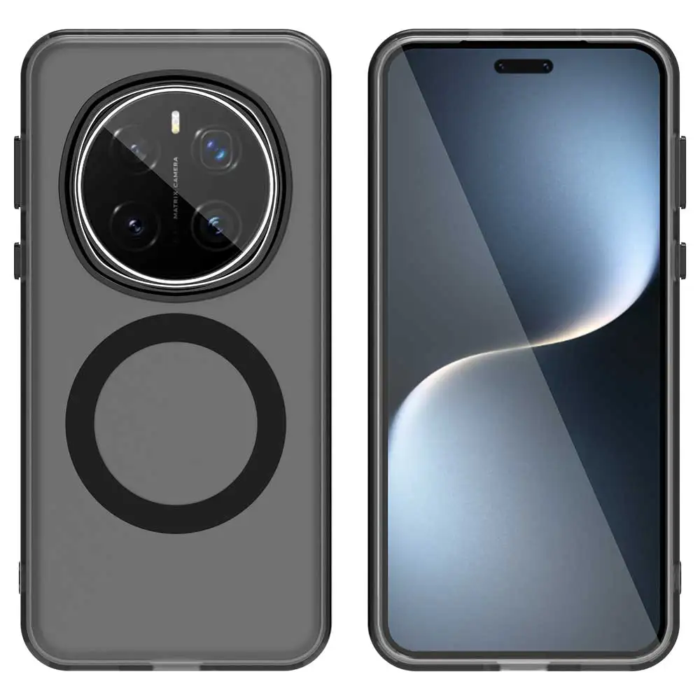 Candy Color Magnetic Wireless Charging Case - Matte Clear Cover