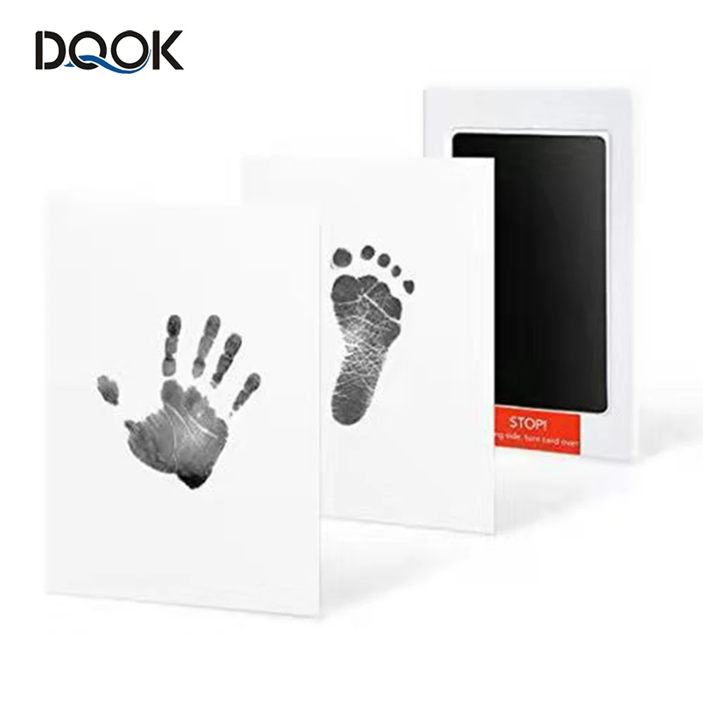 Newborn Baby DIY Hand And Footprint Kit Ink Pads Photo Frame Handprint  Toddlers Souvenir Accessories Safe Clean Baby Shower Gift