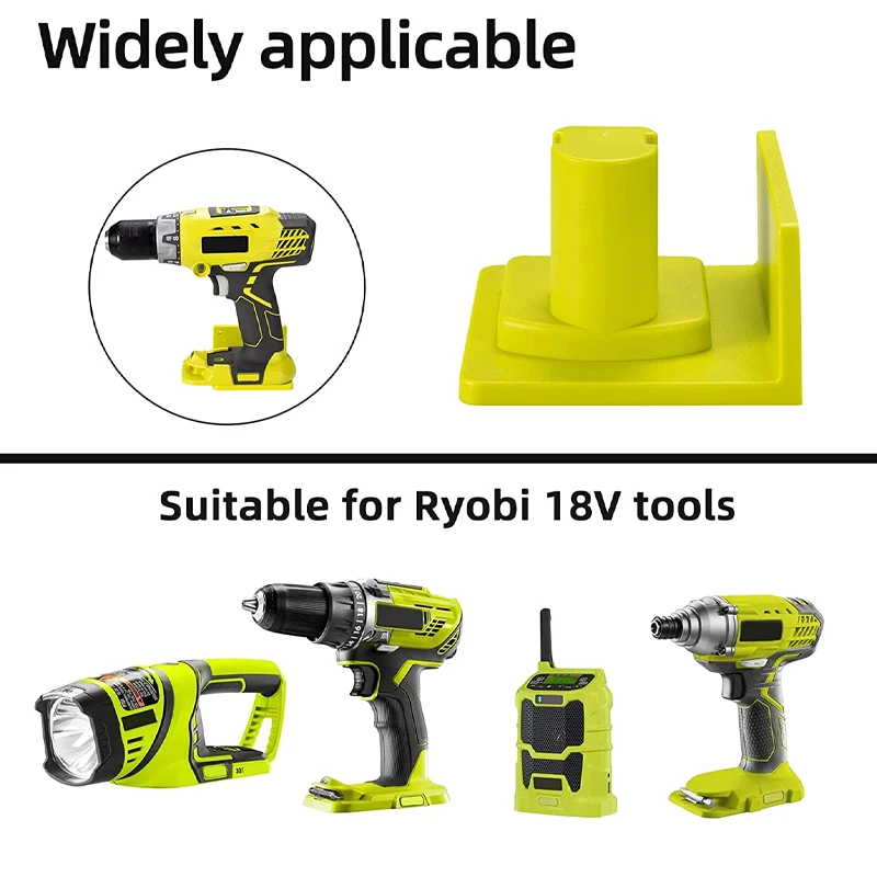 4pcs For Ryobi Stand 18v Battery Adapter Drill Stand Base Hook For Portable Power Tools Storage Accessories Battery Tool - Power Tool Accessories - AliExpress