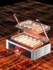 XL Electric Heating Laminate Grilled Furnace Commercial Electric Grilled Fillet Steak Sanming Toasted Bread Machine 4