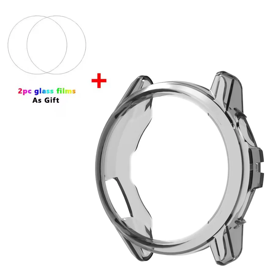 Dual-Function Protective Case Cover with Tempered Glass Film Screen Protector
