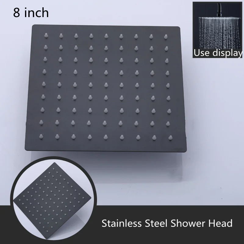 Shower Head Extension Arm Wall Mounted Ceiling Mounted Stainless Steel Bathroom Accessory 1pcs
