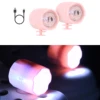 Mafiti 2 Pcs Headlights for Shoes, Rechargeable Flashlight Attachment, Led Shoes Lights Charms Gift for Adults & Kids 1
