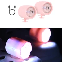 Mafiti 2 Pcs Headlights for Shoes, Rechargeable Flashlight Attachment, Led Shoes Lights Charms Gift for Adults & Kids 1