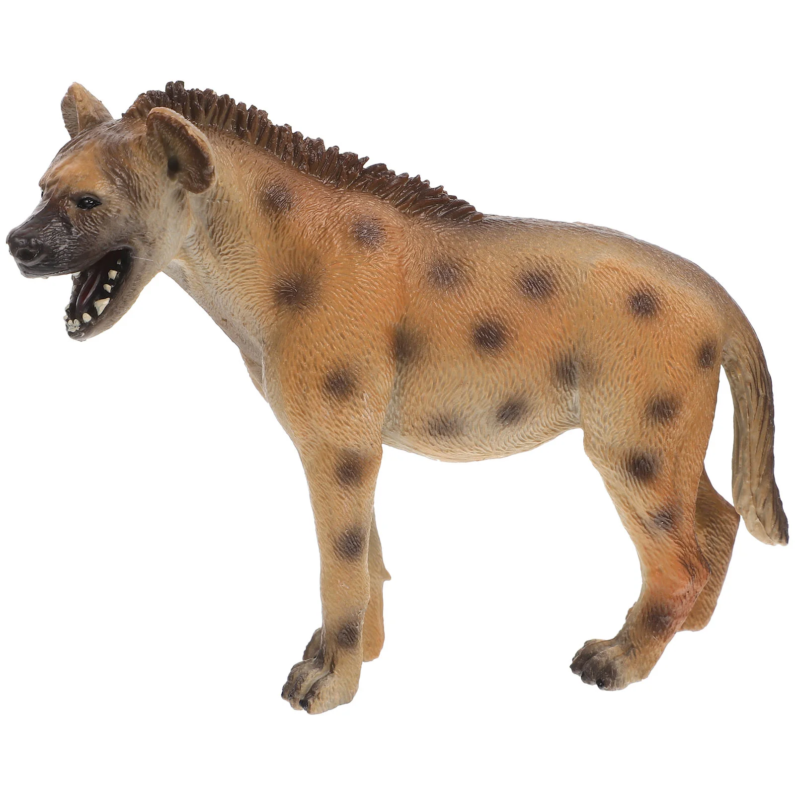 

Hyena Ornament Kids Hyena Model Plastic Hyena Model Wildlife Animal Cognitive Toy