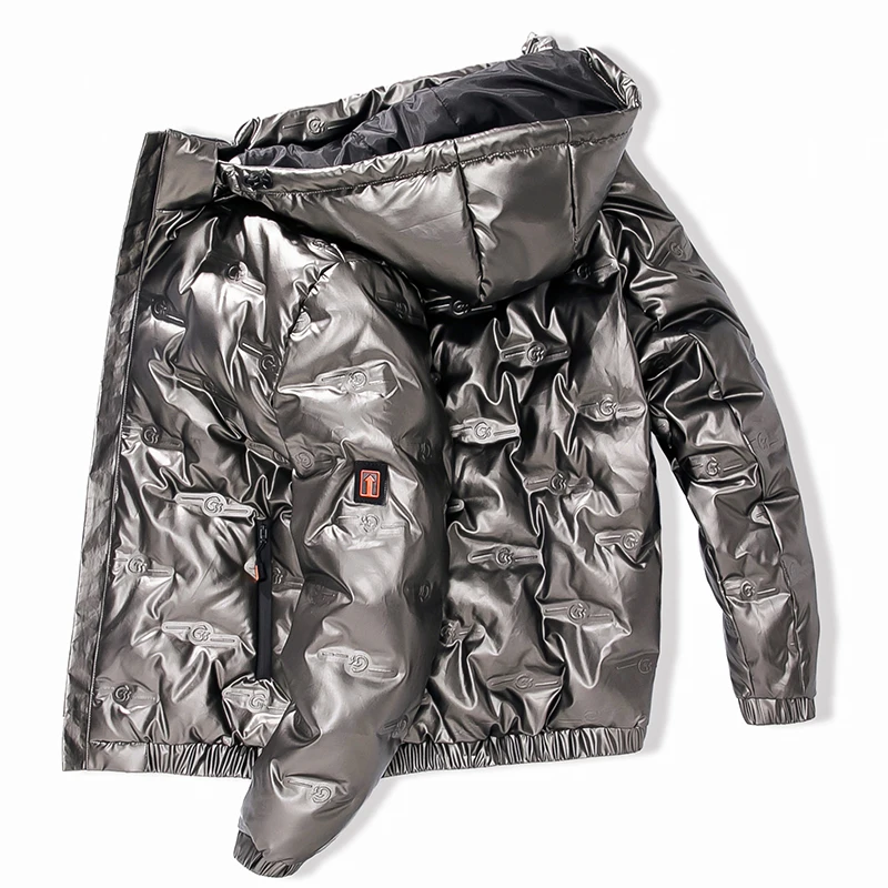 Autumn Winter Fashion Men Outwear Tops Male Duck Down Jacket Padded Waterproof Thicken Warm Hooded Cardigan Oversize Causal Coat