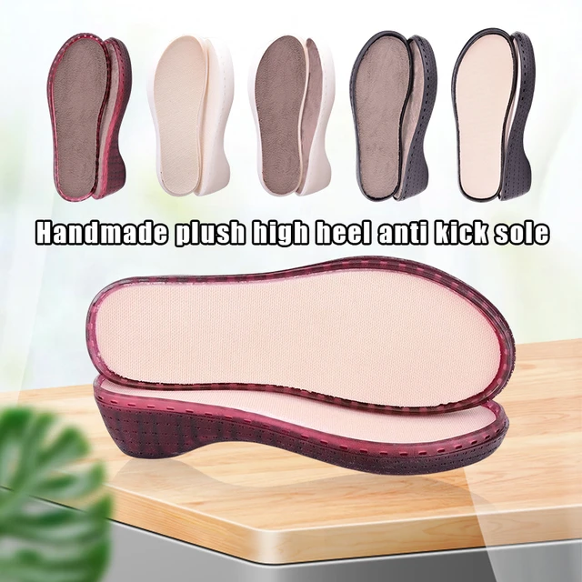 Suelas de goma para hacer zapatos, reemplazo de suela antideslizante,  Protector de hoja de reparación, materiales para tejer a mano DIY -  AliExpress