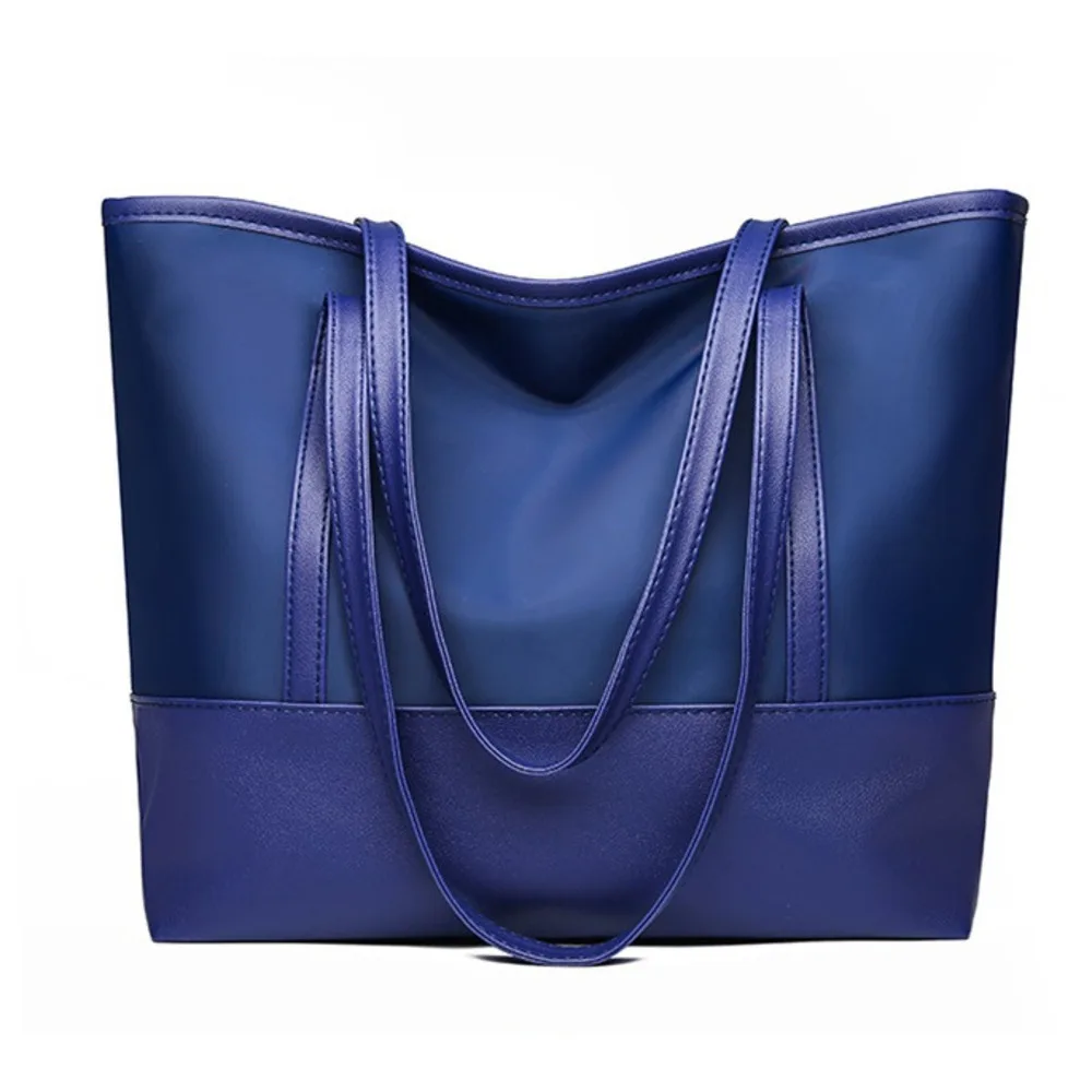 Dam 2024 Moderiktig Canvas Axelväska Minimalistisk Oxford Buttot Vattentät Stor Kapacitet Mammaväska_voghion.com