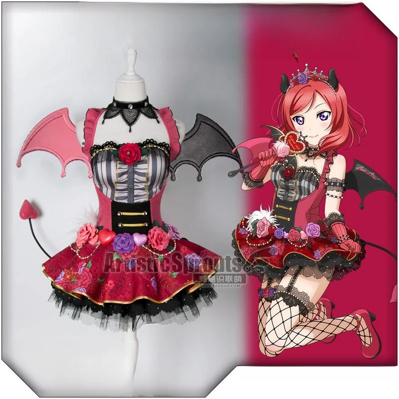 

Костюм для косплея маленького дьявола AGCOS LOVELIVE Maki Nishikino