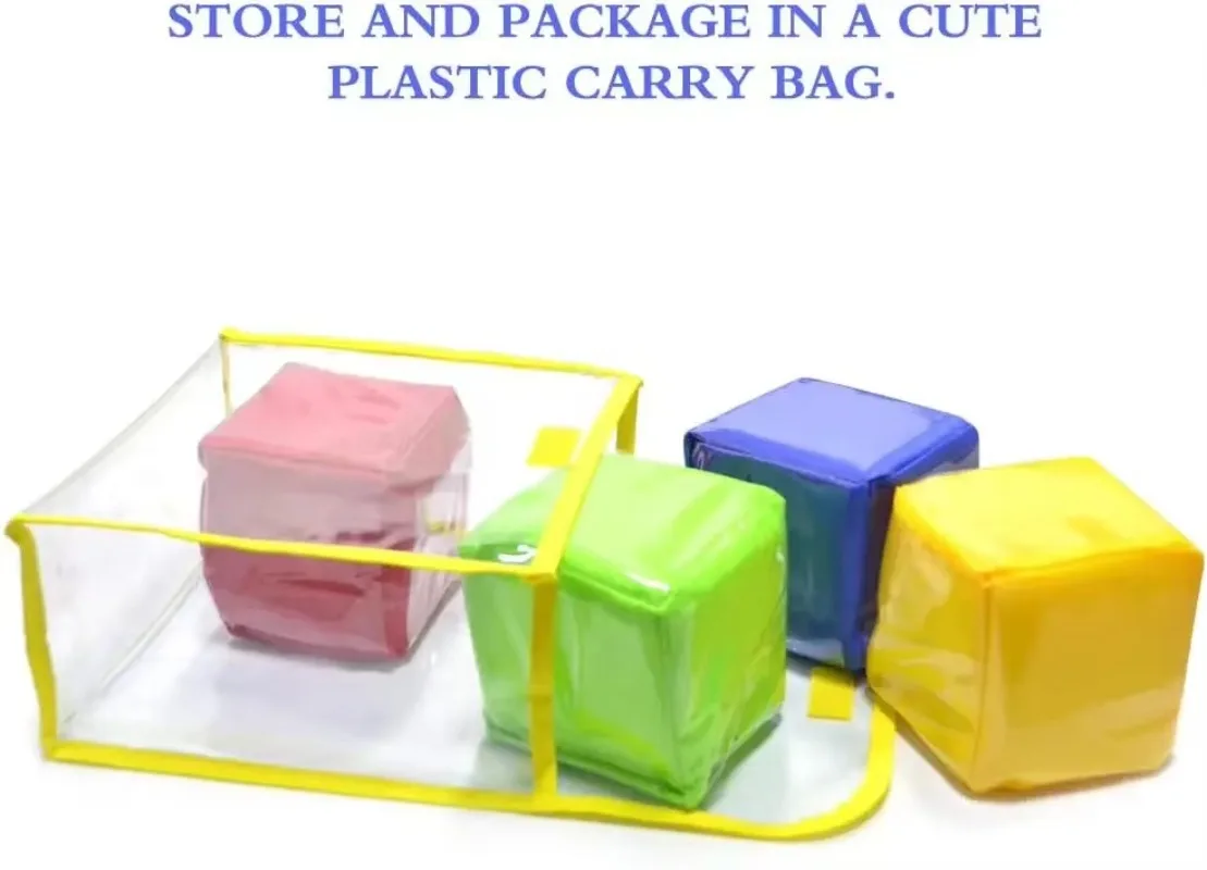 2/4PCS Oversized Learning Dice Set 3.9inch DIY Education Playing Game Dice with 6 Sided Clear Pockets Early Education Toys game dice dice set acrylic dice