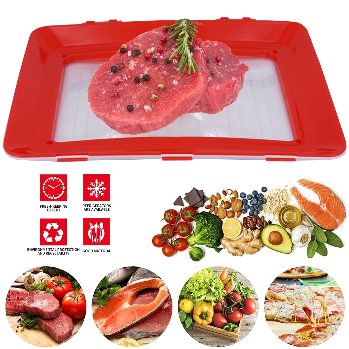 Reusable Food Preservation Tray