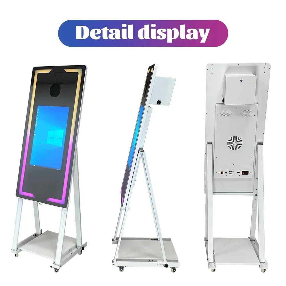 2025 EU new best-selling 65-inch portable selfie photo booth magic photo mirror S1a5d727d99884fe8a9a9f2affc4d83d6u