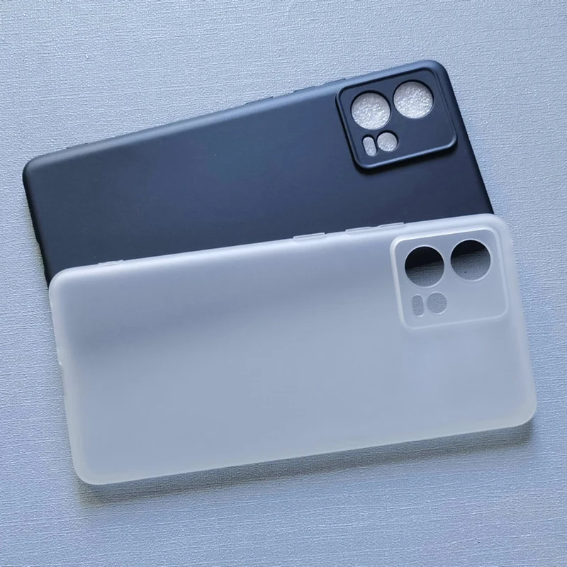 2-Pack Transparent Black Soft TPU Protective Cases for Motorola Edge 30 Fusion