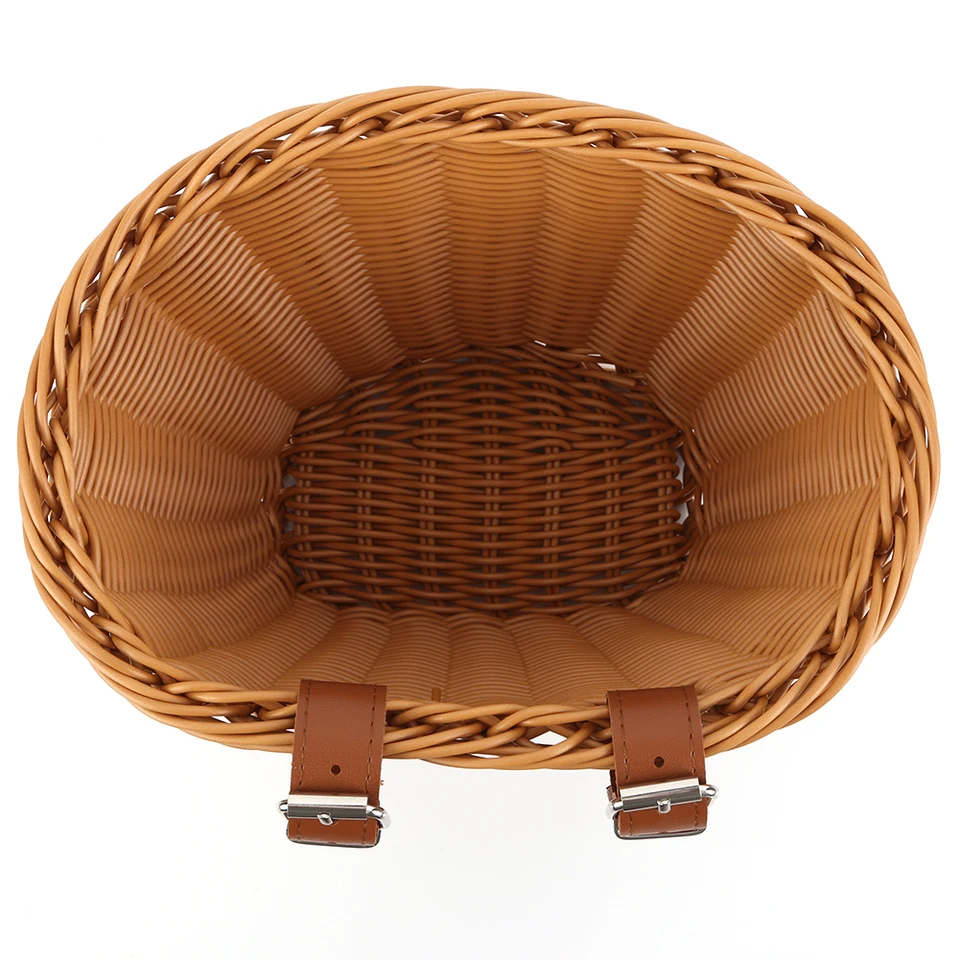 Cesto per Bicicletta Vintage nel Rattan per Bambini Cestino