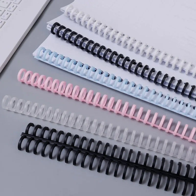 30 Holes Detachable Buckle Loose-leaf Paper Book Circles Ring Scrapbook Album Binder Spiral A4 A5 B5 Notebook Binding Clips loose leaf binding coil,plastic binding rings,metal ring binder,metal binder ring,loose leaf binder clips,notebook accessories