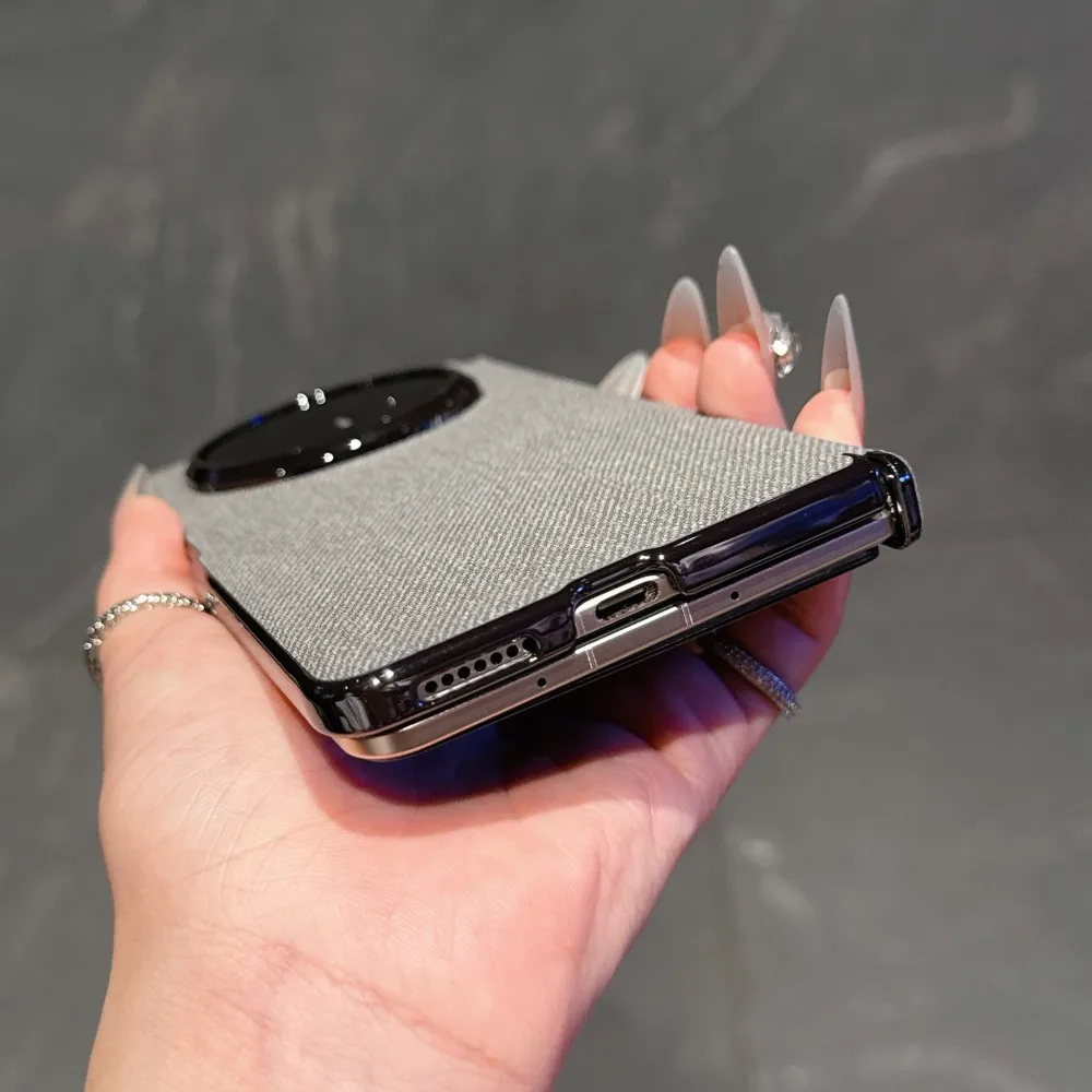Luxury PU Leather Magnetic Wireless Charging Protective Back Cover Case
