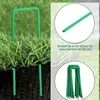 50/10PCS Landscape Staples U-Shaped Garden Pins Garden Stakes Staples Heavy Duty Yard Lawn Tent Stakes Securing Pegs For Weed Ba 5