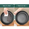 NEW Portable Multifunctional Non-stick Skillet Pan for Household Kitchen and Camping Use - Ideal for Frying, Grilling, and Barbe 5