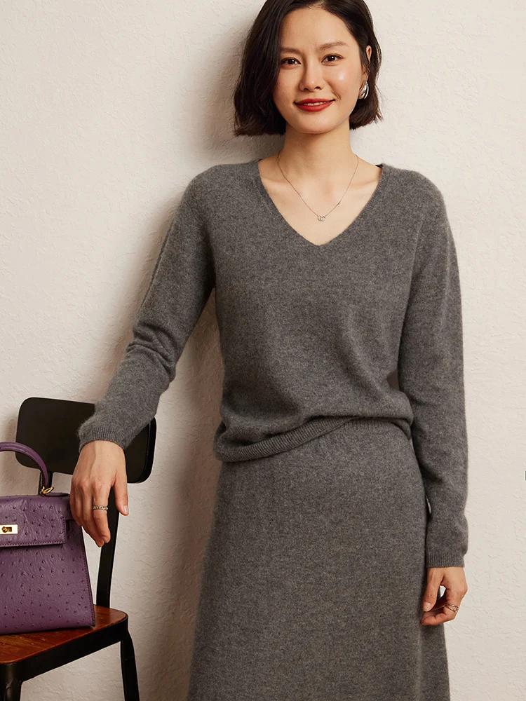 Korean Long Skirt Cashmere Detail 32