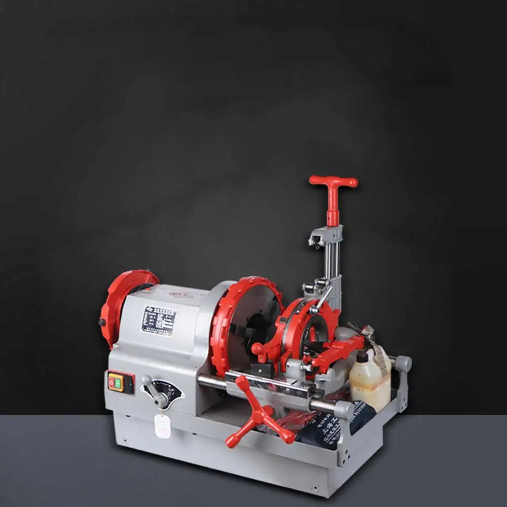 Electric Wire Threading Machine Fire Water Pipe Gas Steel Pipe Twisting Wire Fast Opening Machine 1/2"-2"