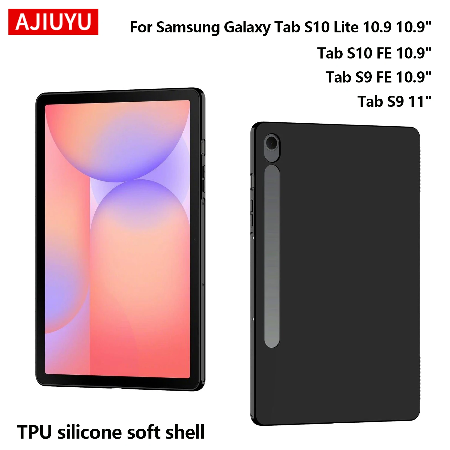 Soft Silicone TPU Tablet Back Cover Case - 10.9 - 11