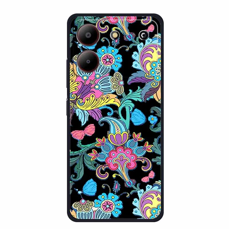 Cute Cartoon Cat Black Silicone Soft Phone Case - Stylish Protective Back Cover