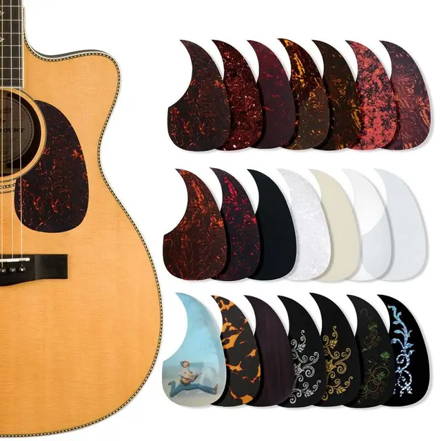 Protect and Decorate Your Acoustic Guitar with the 1 PC Folk Acoustic Guitar Pickguard