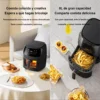 LCD screen Air Fryer  8L Large capacity Smart non-stick pot oil free fryer oven French fries roast chicken fryer 4
