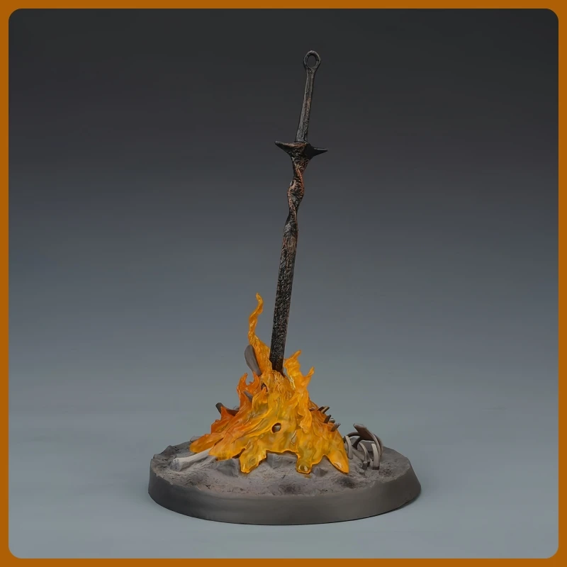 Dark Souls Action Figure Fuoco Incandescente Spada Illuminazione A Led Falò Illuminato Statua Illuminata Bagliore Spada Incandescente Modello Di Illum