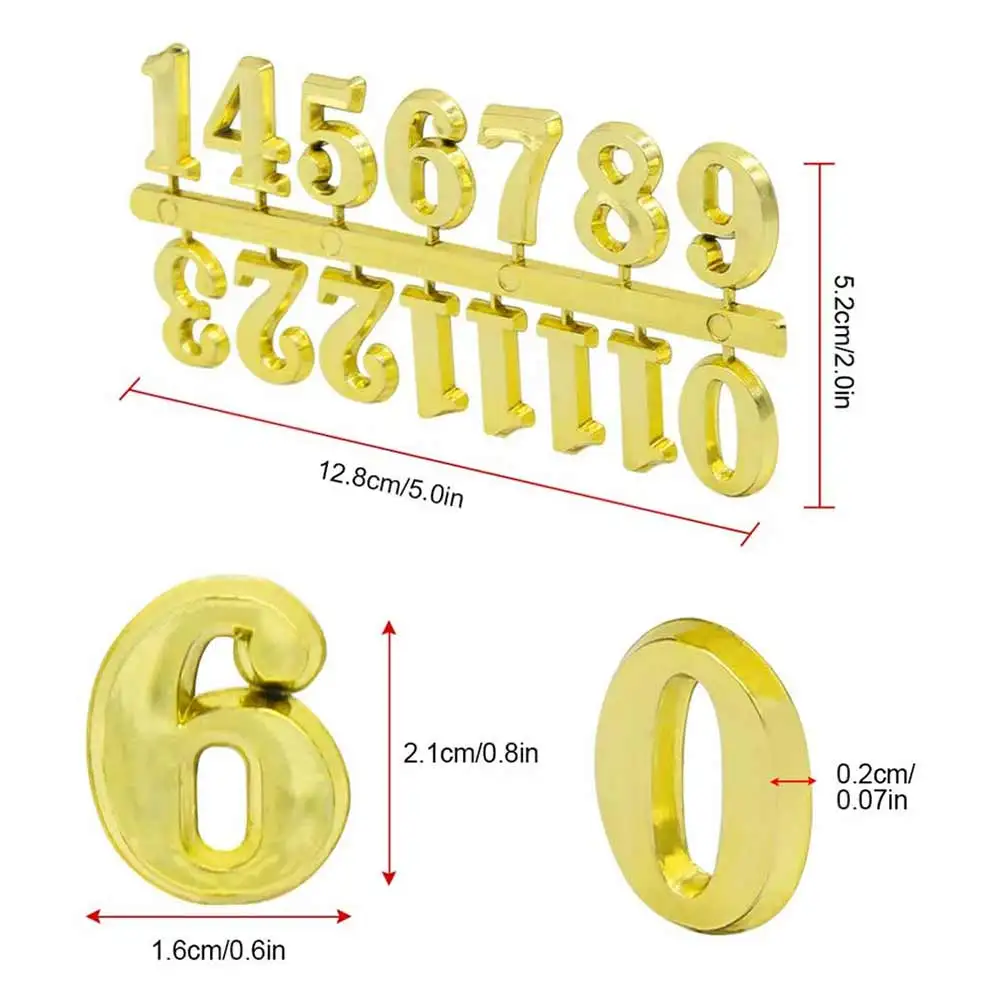 MCDFL Numbers for Quartz Clock DIY Parts Kit Replacement Old Model Wall Digital Watch Accessories Creative Crafts Assembly Spare wall clock digital wall clock digital display clock clock repair tools