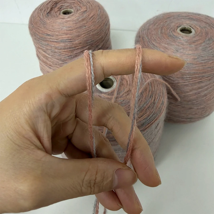 2/16NM 소프트 팬시 울 알파카 아크릴 혼합사 크로셰 뜨개질 울사 손뜨개질 실 500g X3687