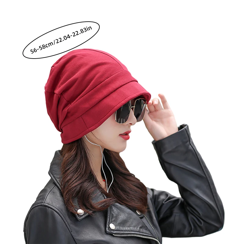 Windproof Winter Hat Women Bucket Hat