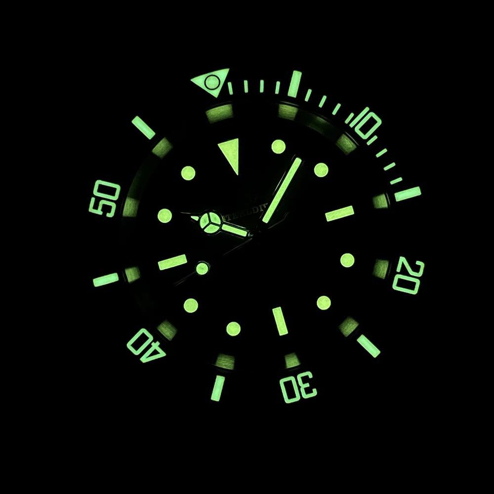 STEELDIVE Official SD1954V Retro Water Ghost Ceramic Bezel NH35 Automatic Movement Swiss Luminous Waterproof Mechanical Watch