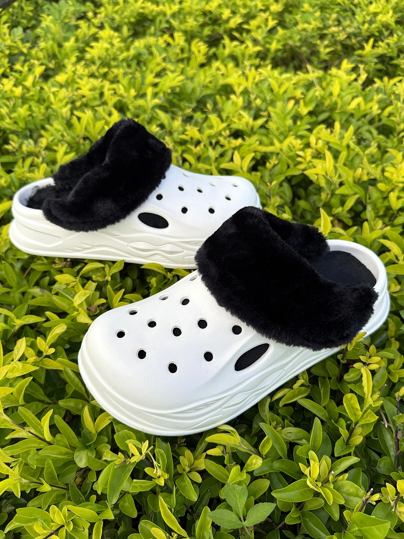 1 Paar schwarze DIY abnehmbare warme Schuhüberzüge Innenfutter für den Winter – Detail 2