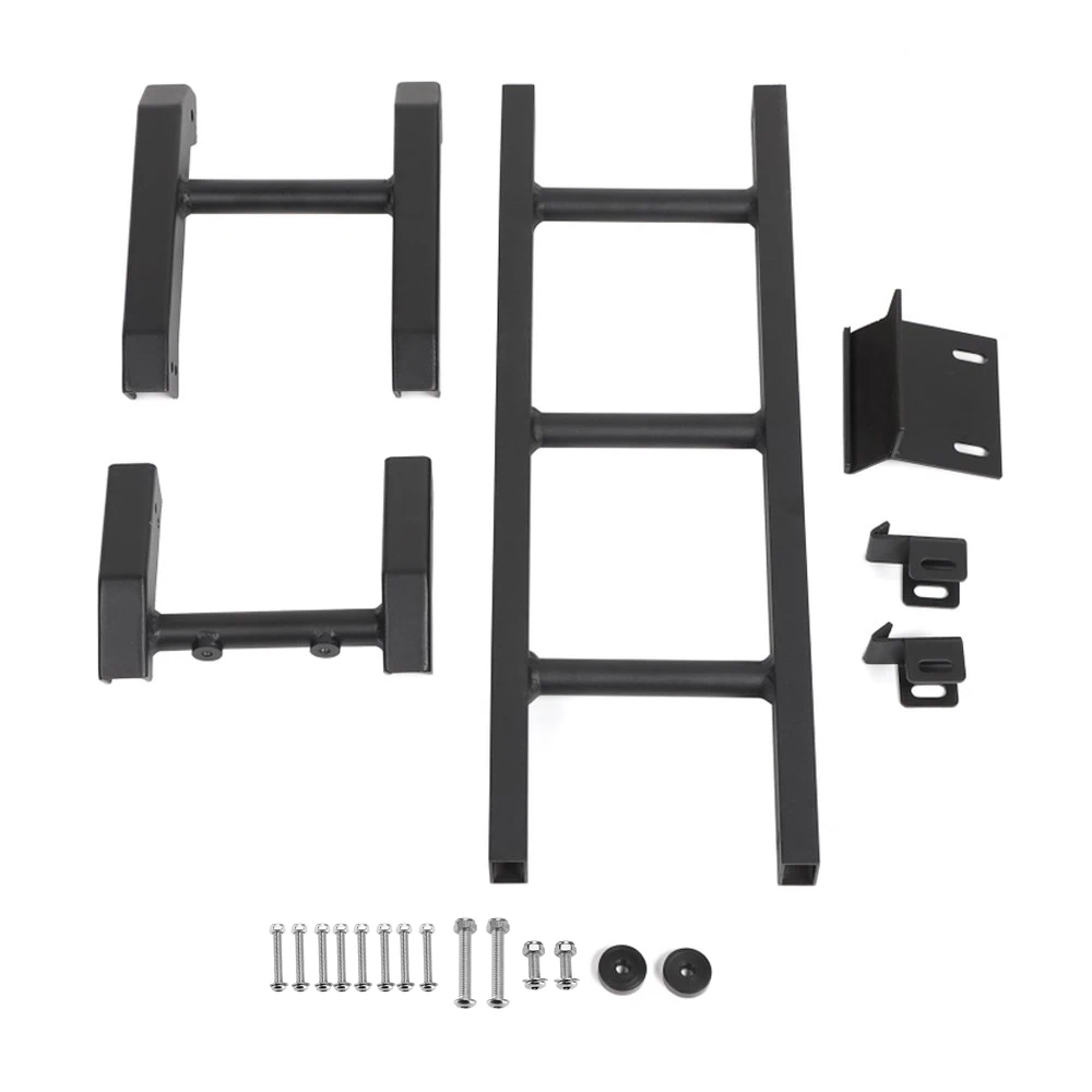 Aluminum Car Rear Tail Door Ladder Climbing for Suzuki Jimny + BLK car ladder