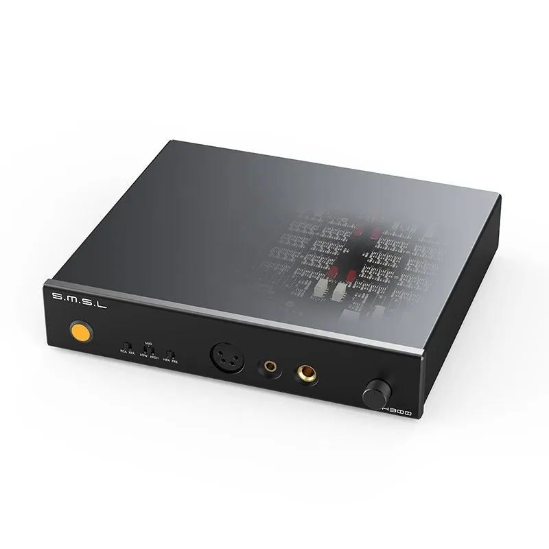 Smsl h300ヘッドフォンアンプフルバランス6.35mm 4.4 xlr rca 