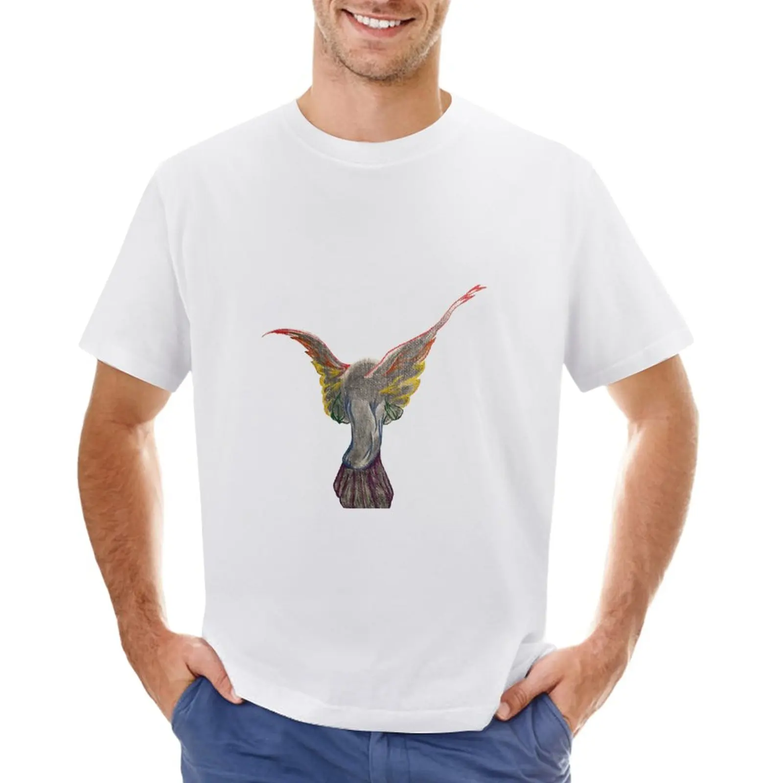 Rainbow Emerson, Lake & Palms Dove T-Shirt Heavyweights Animal Prinfor Boys Plain Workout Shirts For Men