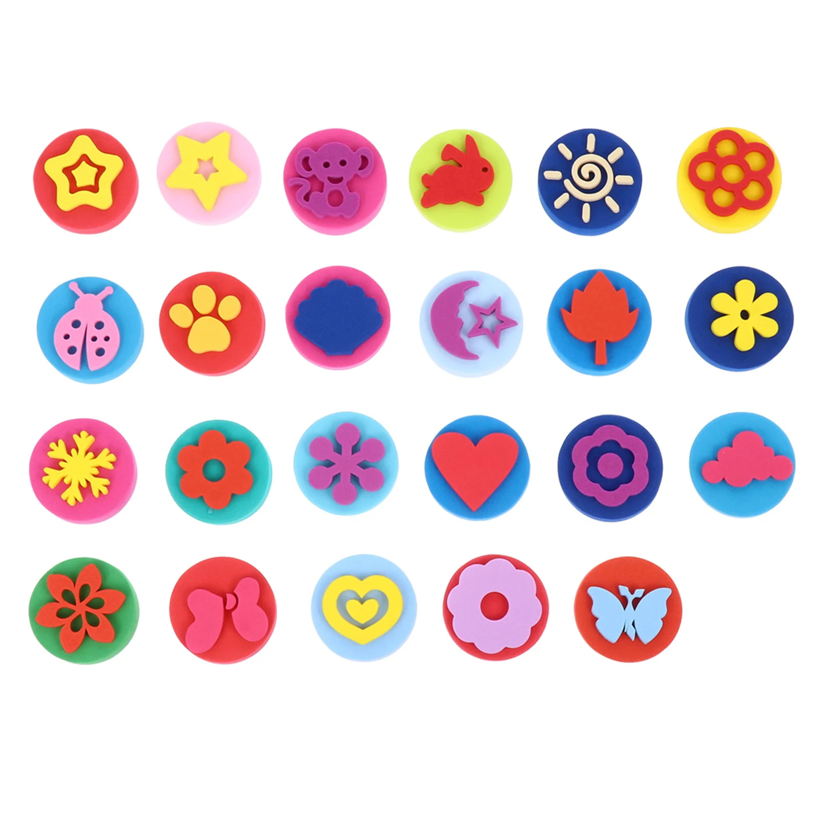 

23pcs Painting Graffiti Stamps DIY Drawing Stampers Early Learning and Crafts