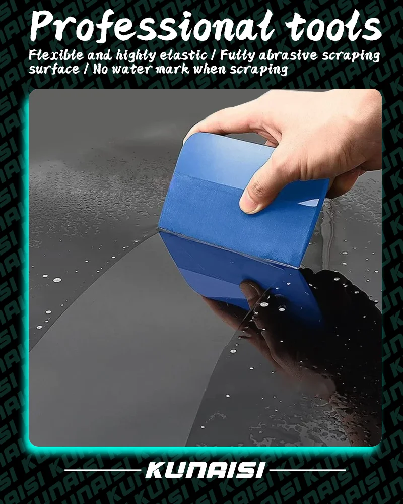 1Pcs PPF Rakel Weiche TPU Gummi Rakel Anti-Scratch Wasser Wischer Klinge Schaber Reiniger Auto Vinyl Wrap Fenster Tönung toolKUNAISI – Detail 7