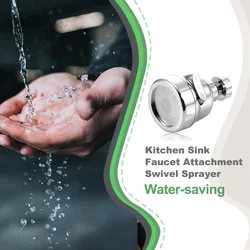 360 Degree Rotating Nozzle For Mixer Tap 3 Modes Pressurized Adapter Tap Adjustable High Pressure Nozzle Kitchen Filter