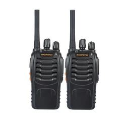 Walkie talkie Baofeng BF 888H, chargeur USB, Portable, RADIO bidirectionnelle, UHF, 400 470MHz, 16CH VOX, bf 888h, 2 pièces/paire 