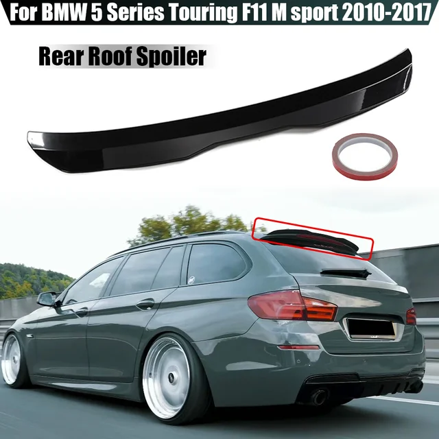 Auto Heckdach lippen spoiler für BMW 5er F11 Touring 535i m Sport 2014-2018  Auto Heckspoiler Lippen Kofferraum Flügel lippe - AliExpress