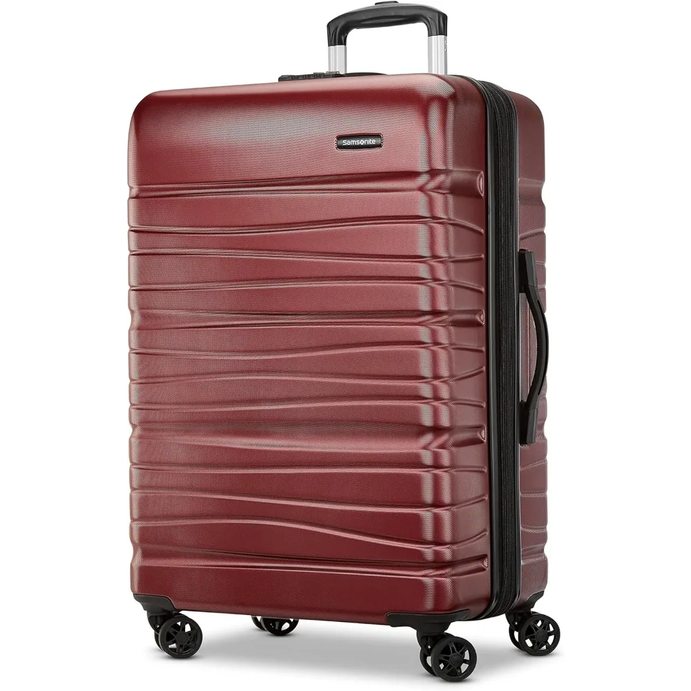 

Samsonite Evolve SE жесткий расширяемый чемодан с двойными колесами, матовый бордовый, большой Спиннер