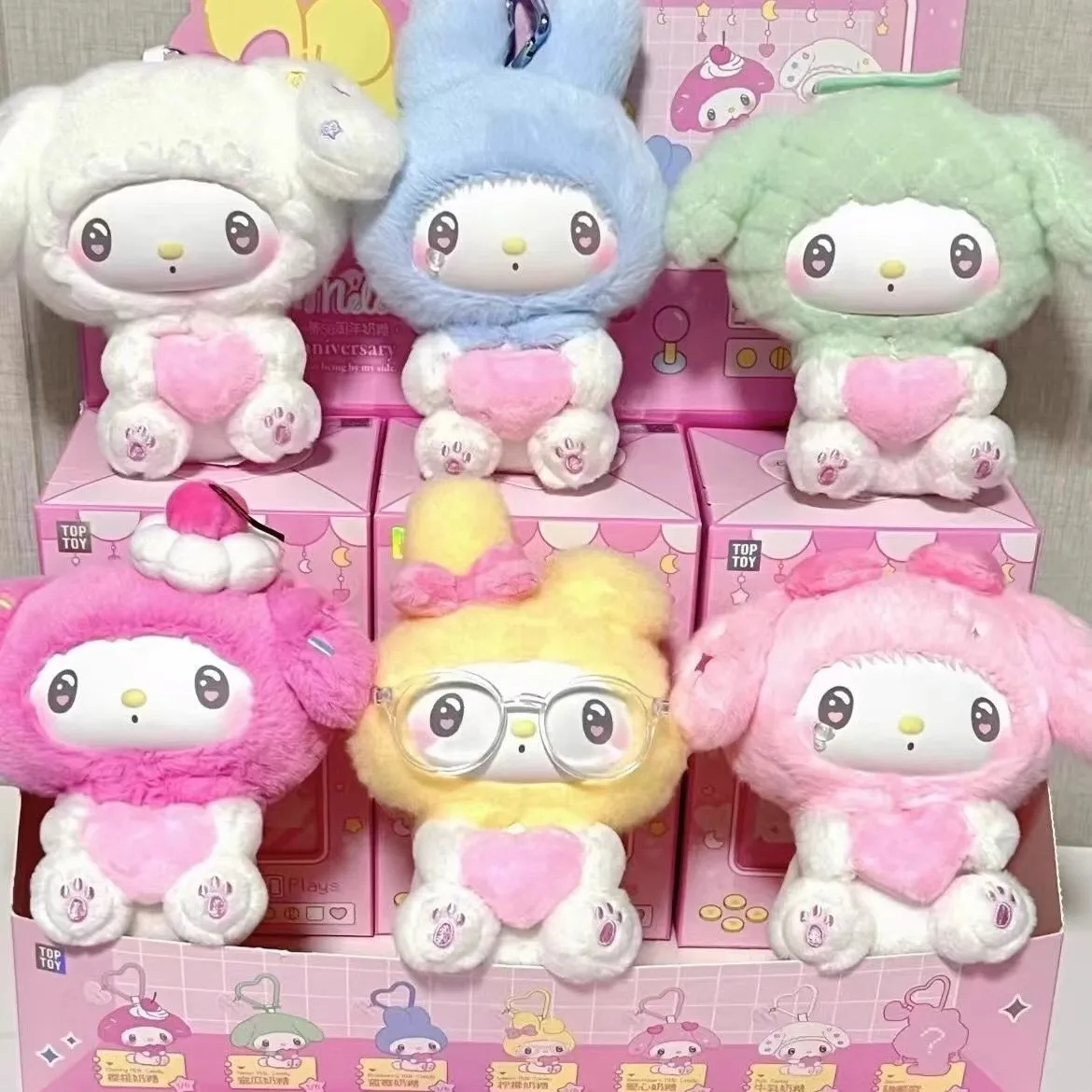 Genuine Top Toy My Melody 50th Anniversary Keychain Series Blind
