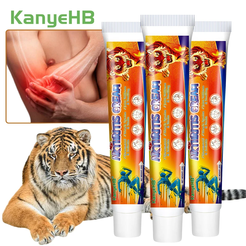 

3Pcs Tiger Balm Pain Relief Cream Knee Joint Rheumatism Body Massage Cream Relief Inflammations Lumbar Spine Health Care A1048