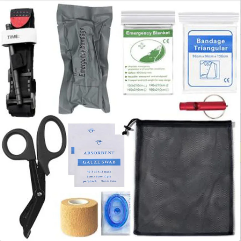 

Outdoor First Aid Kit Tactical Molle Medical Bag EMT Bug Out Bag EDC Emergency Tourniquet Bandage Military Survival Gear Kits