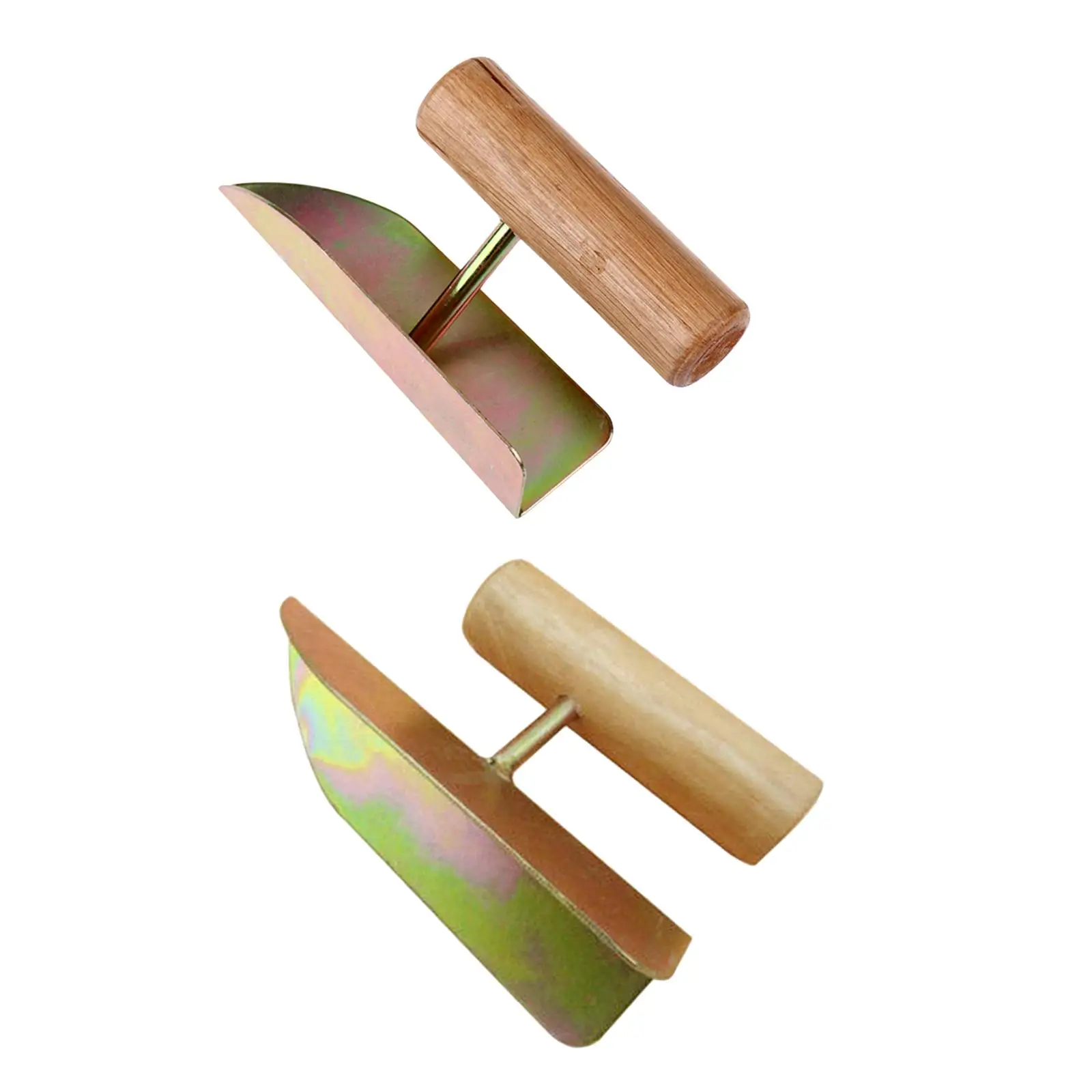 Corner Trowel Masonry Hand Trowel Drywall Finishing Construction Tool Wooden Handle Putty Small Drywall Corner Tool