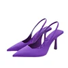 Ladies Shoes 2024 High Quality Slip on Women's Pumps Autumn Pointed Toe Solid Fashion Shallow Mouth High Heels Dress Pumps Women 6