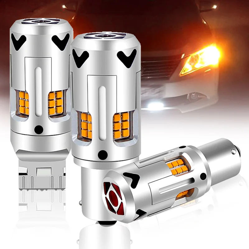 

Canbus 3200LM Bau15s Py21W светодиодный Bulb,T20 7440 WY21W,Ba15s P21W 1156, без ошибок, без Hyper Flash, сигнал поворота, цвет желтого янтаря